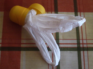 houder voor plastic zakken